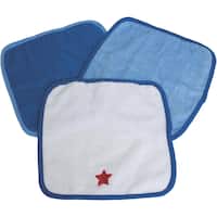 crown face washer assorted 3pk