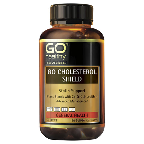 GO Healthy GO Cholesterol Shield 60 Capsules Exp 02/2023