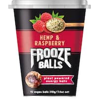 frooze balls snack balls hemp & raspberry 210g