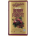 whittakers chocolate block berry forest 250g