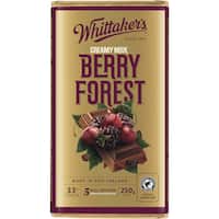 whittakers chocolate block berry forest 250g