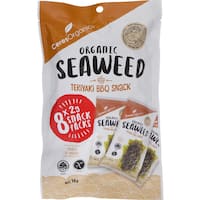 ceres organics seaweed snack teriyaki bbq 8x2g