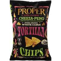proper white corn tortilla chips cheeza-peno 170g