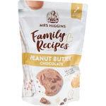 mrs higgins family recipes cookies peanut butter chocolate 300g