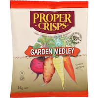 proper crisps vege chips garden medley 35g