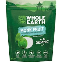 whole earth sugar substitute monk fruit sweetener granules 200g