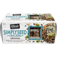 olina's bakehouse simply seed crackers original 80g