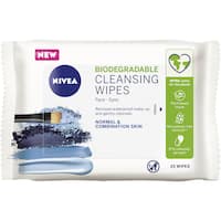 nivea visage facial wipes cleansing 25pk
