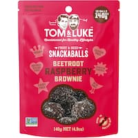 tom & luke snack balls beetroot raspberry brownie 140g