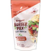 ceres organics meal base organic burger mix 160g