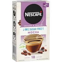 nescafe 98% sugar free coffee mix mocha 10 sachets