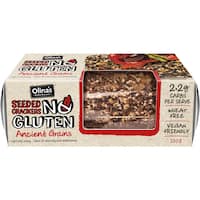 olina's gluten free seeded crackers ancient grains 100g