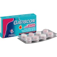 gaviscon dual action heartburn & indigestion relief mixed berry 16pk