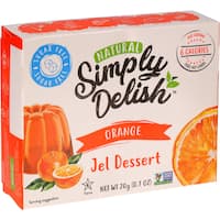 simply delish vegan jelly crystals orange 20g