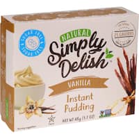 simply delish vegan instant pudding vanilla 48g