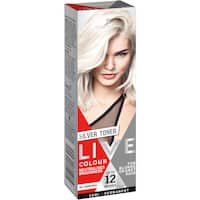 live colour hair colour silver toner 75mL