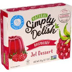 simply delish vegan jelly crystals raspberry 20g