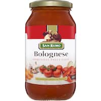 san remo pasta sauce bolognese 500g