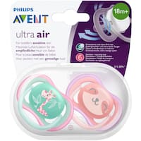 avent ultra air comforters night soother 18 month+ 2pk