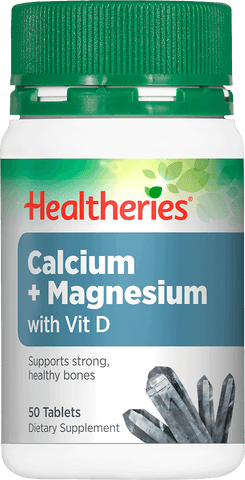 Healtheries Calcium + Magnesium with Vit D 50pk