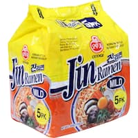 ottogi jin ramen instant noodles multi pack mild 600g 5pk