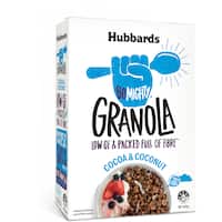 hubbards be mighty granola cocoa & coconut 400g