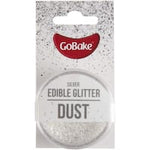 go bake cake decorations silver edble dust 2g