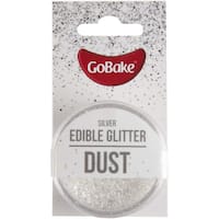 go bake cake decorations silver edble dust 2g