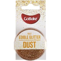 go bake cake decorations gold edible glitter 2g