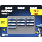 gillette mach 3 turbo 3d replacement blades cartridges 10pk