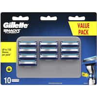 gillette mach 3 turbo 3d replacement blades cartridges 10pk