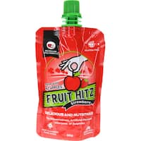 nz apple fruit hitz fruit puree strawberry 90g