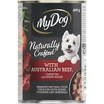 my dog naturally crafted dog food beef 400g