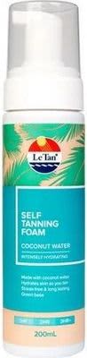 Le Tan Coconut Water Self Tanning Foam 200ml