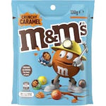 m&ms crunchy caramel chocolate large bag 130g