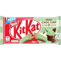nestle kit kat chocolate bar mint choc chip 45g