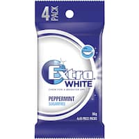 wrigleys extra chewing gum white sugar free 56g