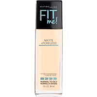 maybelline fit me mattifying liquid foundation matte & poreless 110 porcelain 30mL