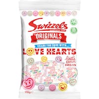 swizzels original love hearts  170g