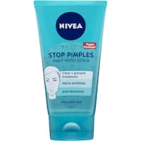 nivea daily facial wash scrub clean deeper 150mL