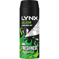 lynx collision deodorant wasabi fresh linen 165mL –