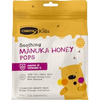 comvita kids soothing pops manuka honey 15pk