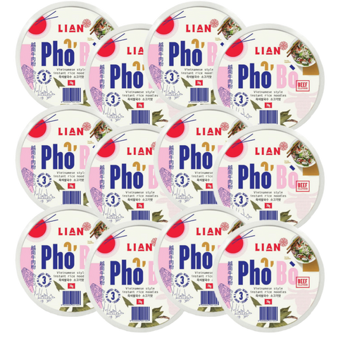 LIAN PHO BO RICE NOODLE 12X70G