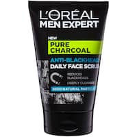 loreal men expert facial scrub anti-bacterial anti-blackhead 100mL