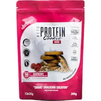 justine's keto protein cookie raspberry with choc 12pk