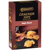 arnotts cracker chips maple bacon 150g
