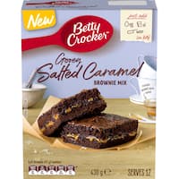 betty crocker brownie mix gooey salted caramel 430g