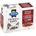 fussy cat grain free cat food mince & morsels 960g 12pk