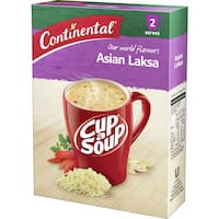 continental cup a soup instant soup asian laksa 65g 2 serve