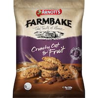 arnotts farmbake cookies crunchy oat & fruit 310g